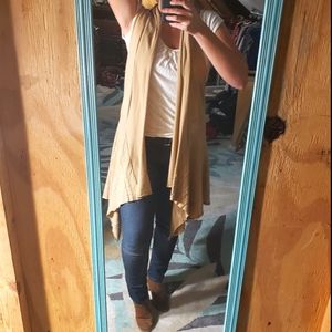Women's Sleeveless Cardigan – Casual Long Cato